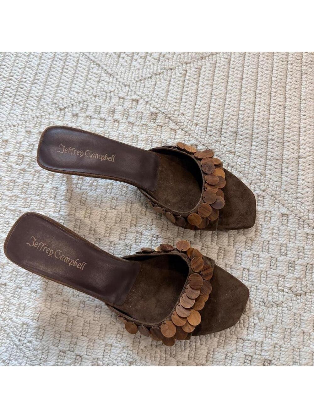 Jeffrey Campbell Islara Kitten Heel Slide Sandal - Picture 2 of 8